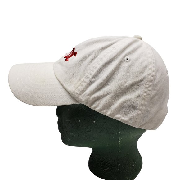 AC DC Hat White Red Logo Embroidered Adjustable Strap KC Caps Cotton - Picture 2 of 13